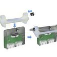 Diapositive1.jpg Acopladores Bowden para o sensor de escoamento de filamentos Trianglelab