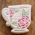 20230321_140848.jpg Flower Teacup and Teapot Cookie Cutter Stamper Embosser Set