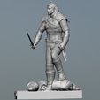 Preview11.jpg Geralt vs The Crones The Witcher 3 - Henry Cavill Version 3D print model
