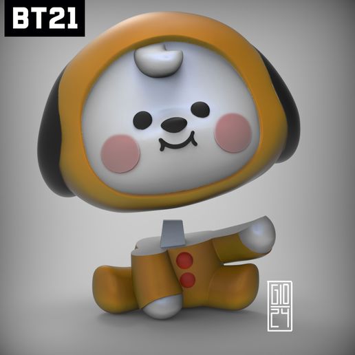 ❤chimmy ❤ Amazon.com: Aurora - ©BT21-4 Chimmy Clip-On : Clothing
