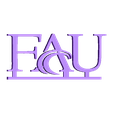 FAU-Logo.stl Florida Atlantic University Logo