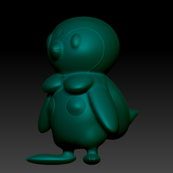 3-by-4.png STL-Datei Piplup・3D-druckbares Modell zum herunterladen