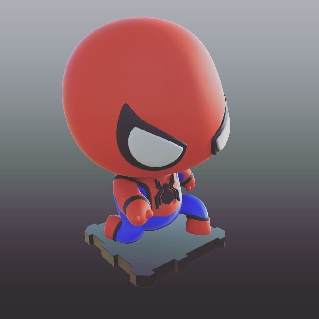 spidermanHC (4).jpg Fichier STL gratuit Spider-Man HomeComing Version・Design pour imprimante 3D à télécharger, purakito