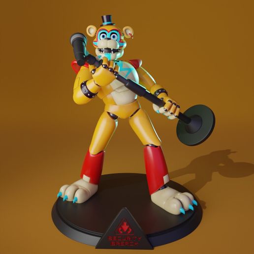 🎮 Glamrock Freddy・ STL File for 3D printing・Cults