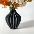 untitled-2614.jpg The Darin Vase, Modern and Unique Home Decor for Dried and Preserved Flower Arrangement  | STL File