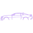 Chevrolet Camaro 2022.stl Camaro Multipack Silhouette Wall Art