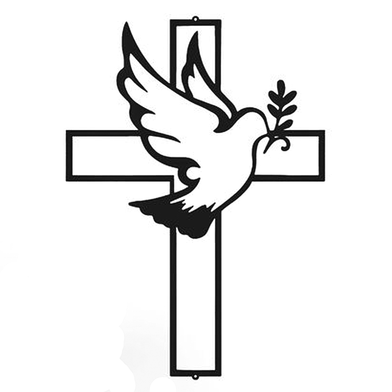 Free STL file The Dove and the Cross・3D printable model to download・Cults