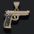 4656546416345564.jpg Gun pendants pack 3D print model