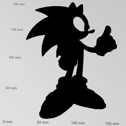 Sonic.png STL file Theo・3D print model to download