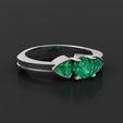 3.jpg Luxurious Gold Ring with Ruby 3D print model