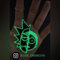 Keychain Rick And Morty