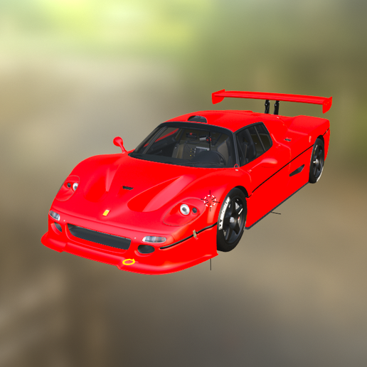 🚗 Ferrari F50 GT 1996・ 3D File for 3D printing・Cults