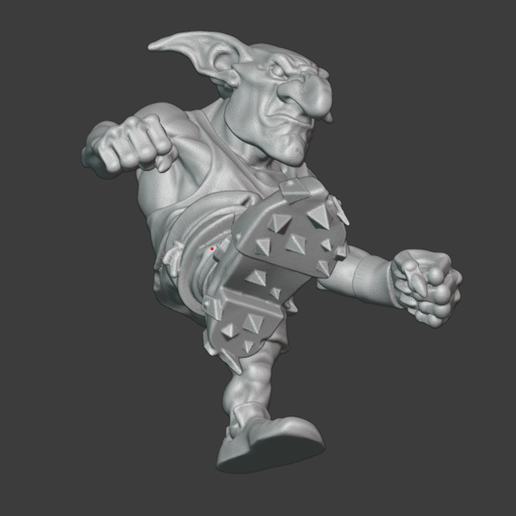 Download STL file FANTASY FOOTBALL GOBLIN LINEMAN #3 • 3D print ...