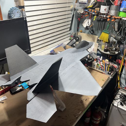 🆕 RC F22 Raptor EDF 64mm and the new version (twin 40mm)・3D Print with ...
