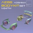a6.jpg Classic Bodykit for AE86 AOSHIMA 1-24th Modelkit