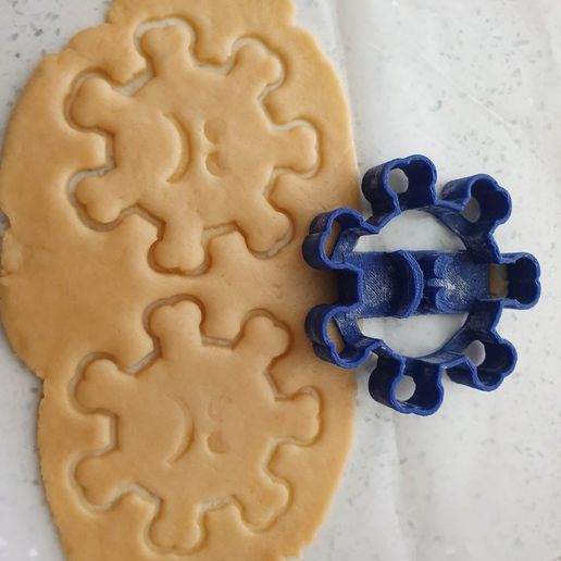 Coronavirus Cookie Cutter - 3D model önizlemesi