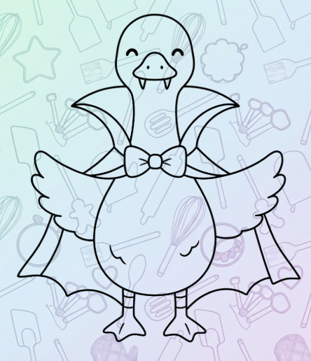 Halloween Goose Cookie Cutter