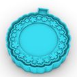 flowered-circle-with-3-inch-insert_2.jpg flowered circle with 3 inch insert - freshie mold - silicone mold box