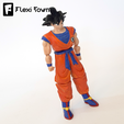 Flexi-Town-Goku,-I5.png Flexi Goku, Kakarot, Dragon Ball Z Collection, figurine articulée, 3mf inclus