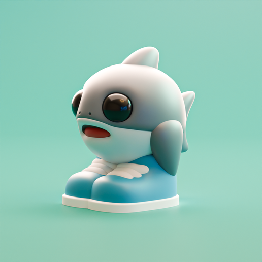 Mini Tralalero Tralala Baby Figure 3D model