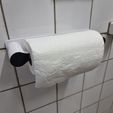 20230711_175328.jpg STL file QUICK RELEASE 8.8'' PAPER TOWEL HANGER ( NO SUPPORTS NEEDED )・3D printable model to download