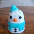 christmas_containers_hiko_-16.jpg Santa and Snowman - Christmas multicolor knitted container - Not needed supports