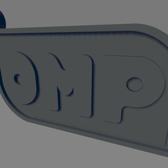 OMP.png Archivo STL Llavero OMP・Modelo imprimible en 3D para descargar