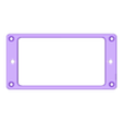 2.5 mm Bevel Hum Ring.stl String to Speaker Flat Humbucker Ring 2.5mm