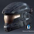 10001-4.jpg Halo Reach Noble 6 Helmet - 3D Print Files