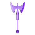 Motu_Battle_Axe_whole.stl Action Figure Weapon Rack