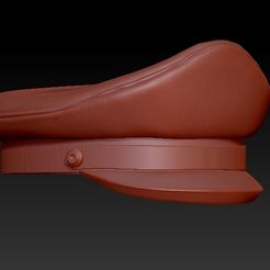 ZBrush-Document.jpg STL file military cap・Model to download and 3D print
