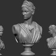 aaaaa.jpg Artemis Diana Bust Head Greek Roman Goddess Statue Handmade Sculpture