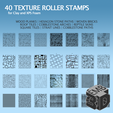 XPS2.png 40 Clay and XPS Foam Texture Roller Stamp