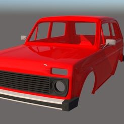 002.jpg STL file Lada Niva 1/10 Body Wheelbase 242 mm・3D printing model to download