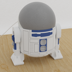 R2_HomeMini_Alexa_WH.png R2-D2 inspired Dot 4 Stand