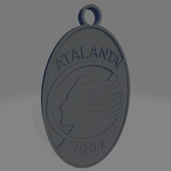 Atalanta.jpg STL file Atalanta Keychain・3D printable model to download