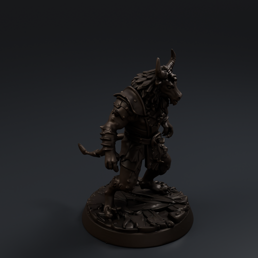 Minotaur 2 3D printable STL miniature