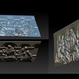 K_-(2).jpg 3D file CNC 3d Relief Model STL for Router 3 axis - The Last Supper・3D printable design to download, briarena8185