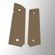 2.png COLT 1911 GRIP PANELS WITH SEPARATED PART FOR TPU RUBBER EXTRA DESIGN