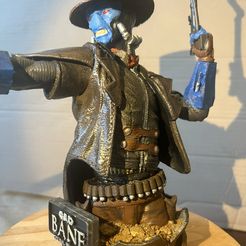 Cad Bane Bust - Star Wars 3D Models - Tested and Ready for 3D printing