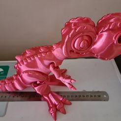 Niedlicher Flexi Print-in-Place T-Rex Dinosaurier