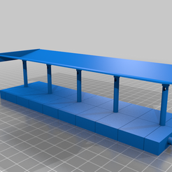 Center_Platform_Assembly.png Free 3D file N Scale Center Platform・3D printer design to download