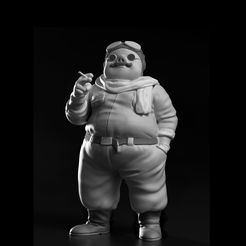 copertina.jpg STL file Porco Rosso - Porco Rosso by Hayao Miyazaki・Model to download and 3D print