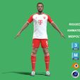 w1.jpg 3D Rigged Harry Kane T-pose Bayern Munich 2024
