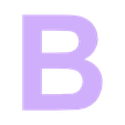 b1.stl Letters / Alphabet