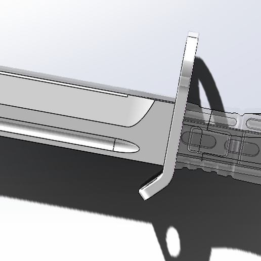 Detachable Russian Combat Knife/Bayonet 6X9-1(6Kh9-1) 3D model