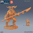 2741-Baphomet-Spear-Huge.png Baphomet Set ‧ DnD Miniature ‧ Tabletop Miniatures ‧ Gaming Monster ‧ 3D Model ‧ RPG ‧ DnDminis ‧ STL FILE