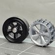 20220522_171254.jpg Welly 1:24 Scale 2016 Dodge Charger R/T Replacement Police Wheels
