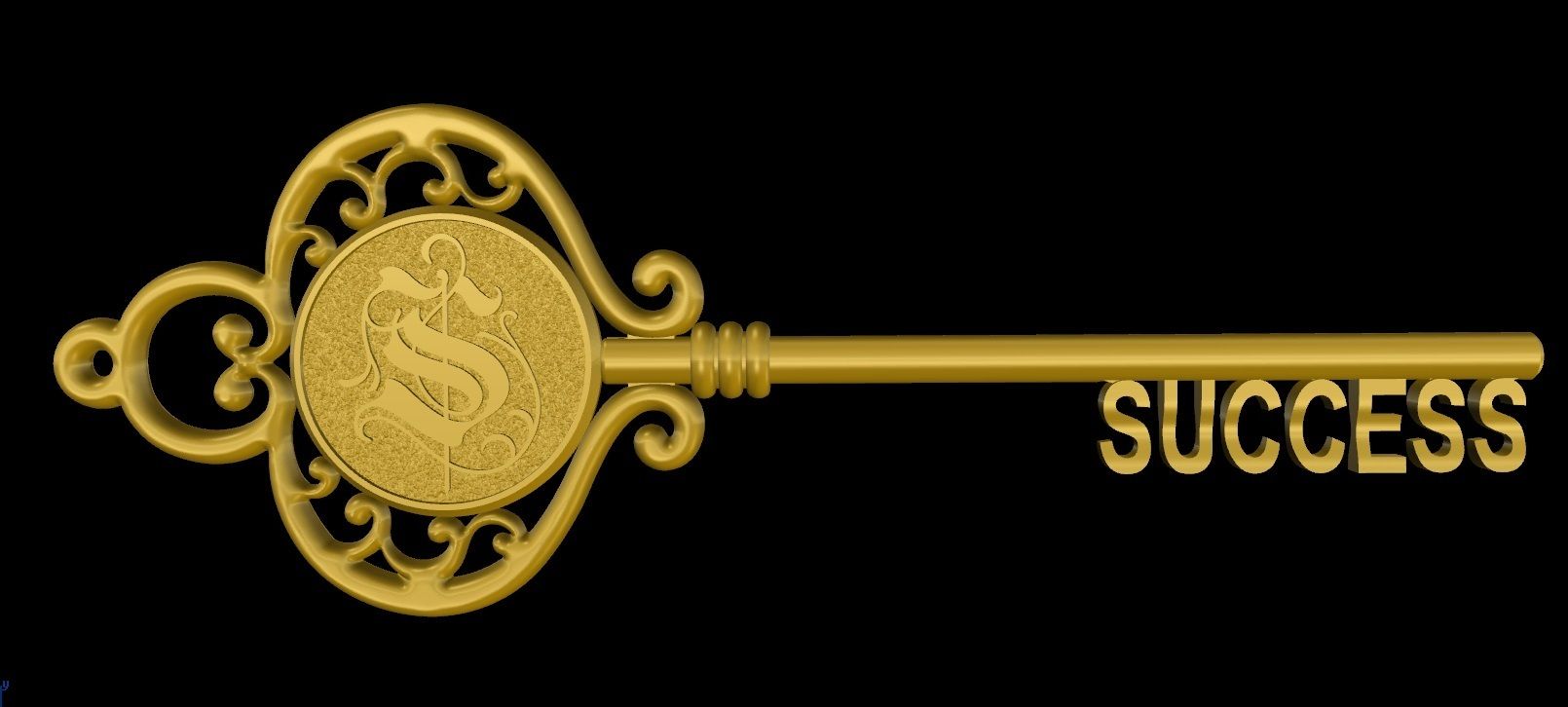 Success Key High Resolution STL file 3d Success key・3D printing model to download・Cults