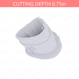 Poop~1in-cookiecutter-only2.png Poop Cookie Cutter 1in / 2.5cm